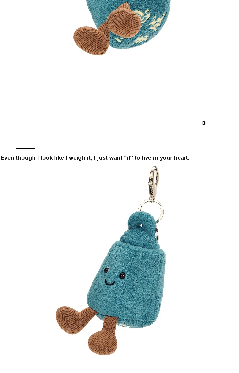 Dreams Come True Scale Weight Plush Charm