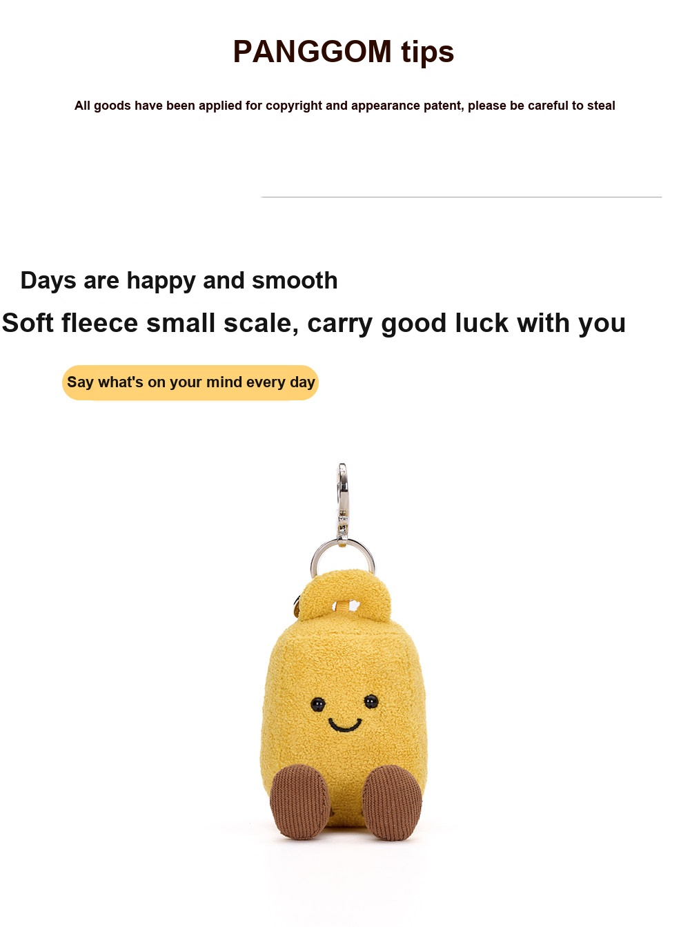 Good Wishes Scale Weight Plush Charm