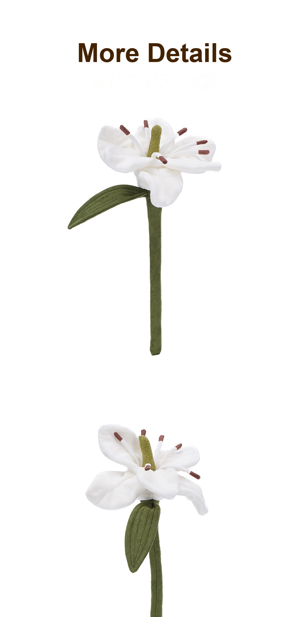 Lily Flower Bouquet Plush