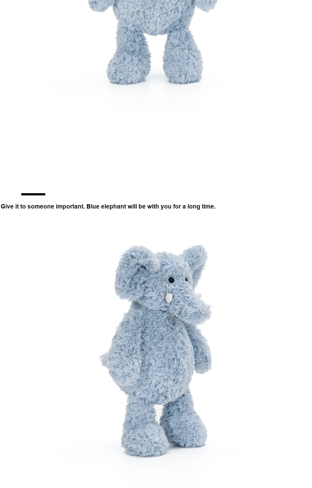 Blu Elephant Plush Toy