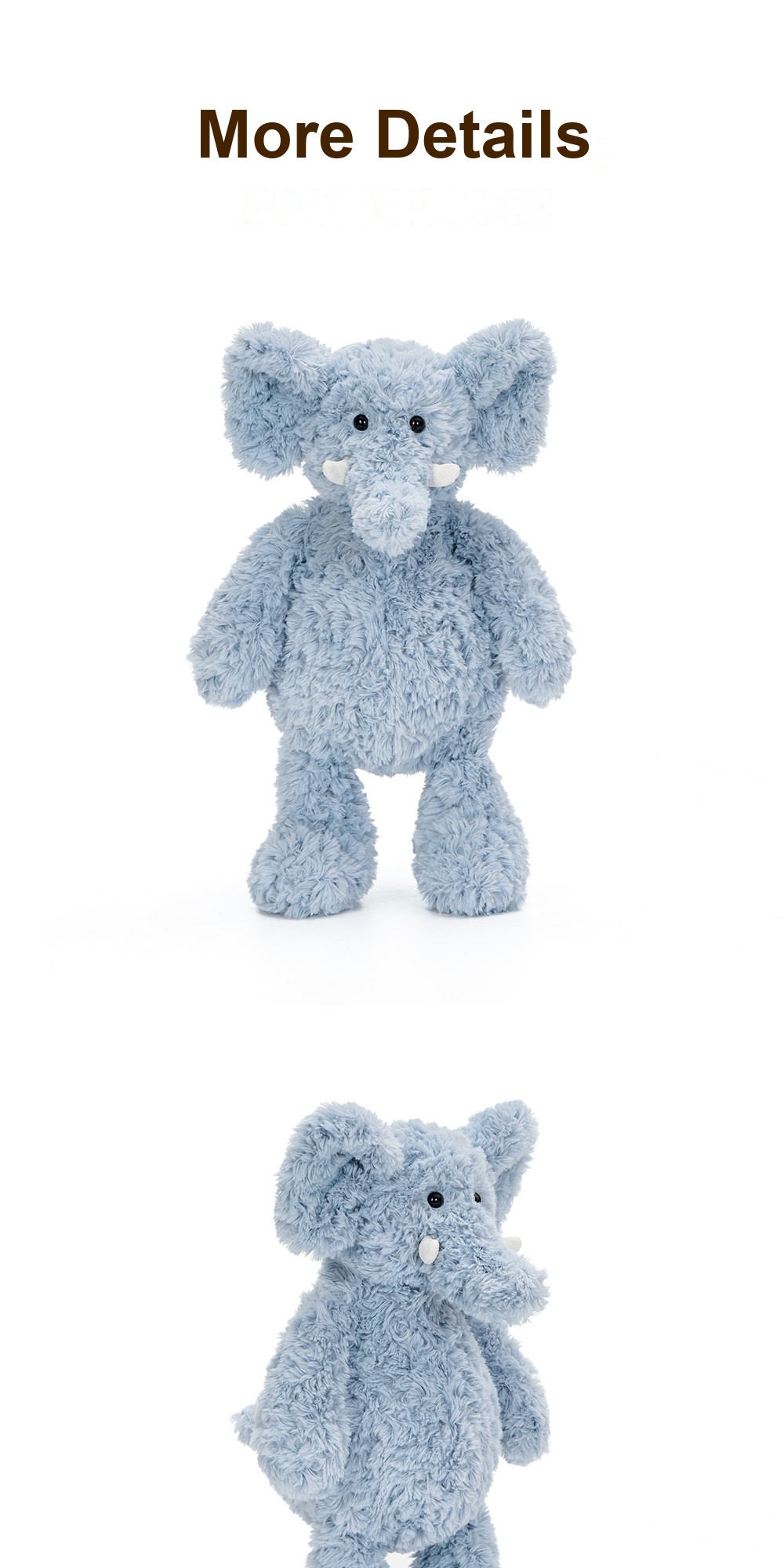 Blu Elephant Plush Toy
