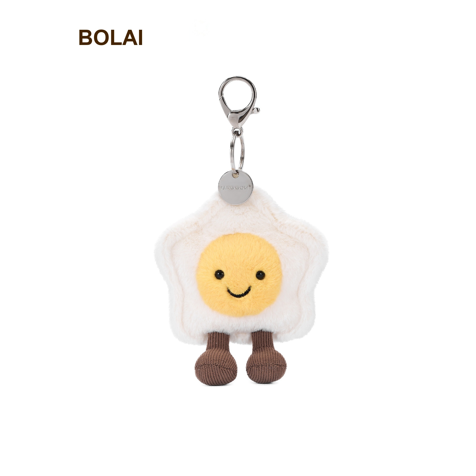 Star Fried Egg Plush Charm