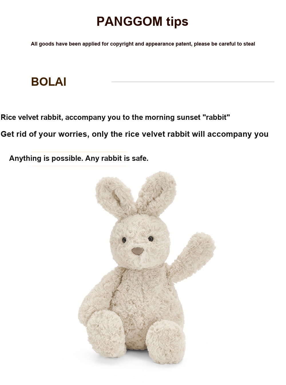 Mirong Bunny Plush Toy