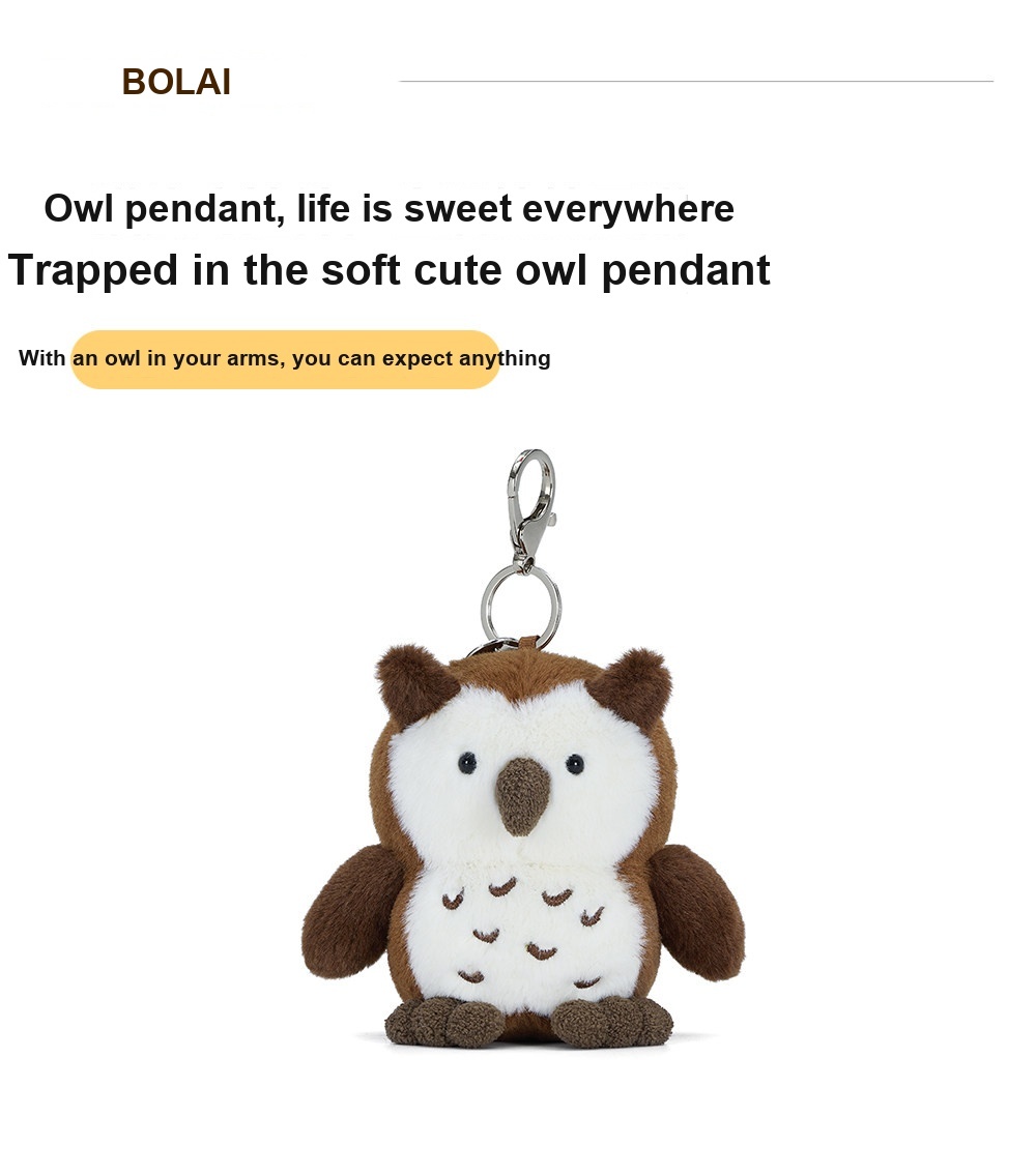 Owl Plush Charm