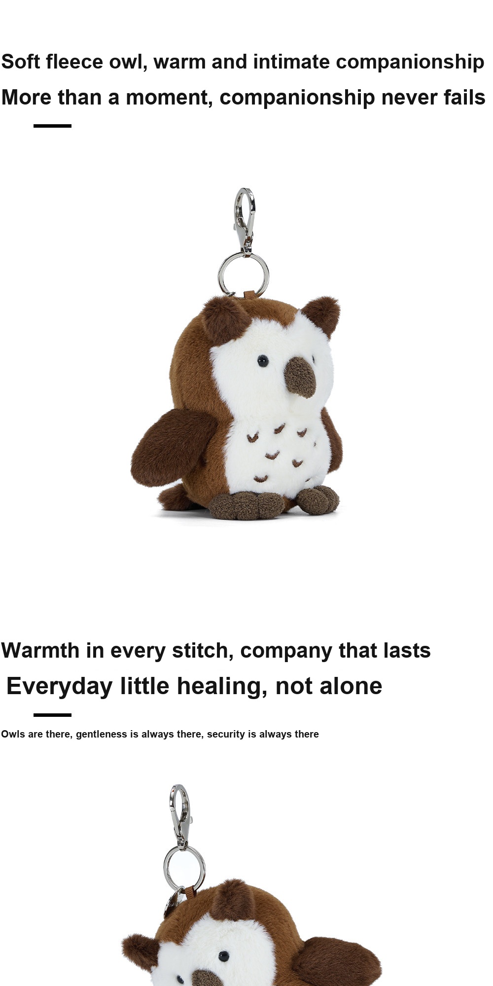 Owl Plush Charm