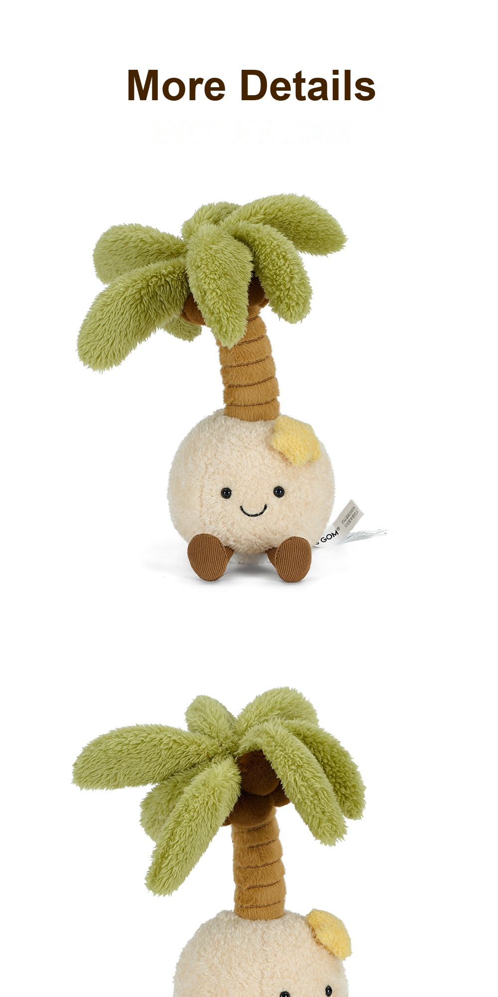 Happy Coconut Palm Plush