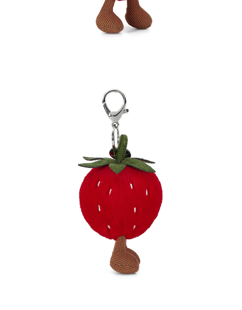 Happy Strawberry Plush Charm