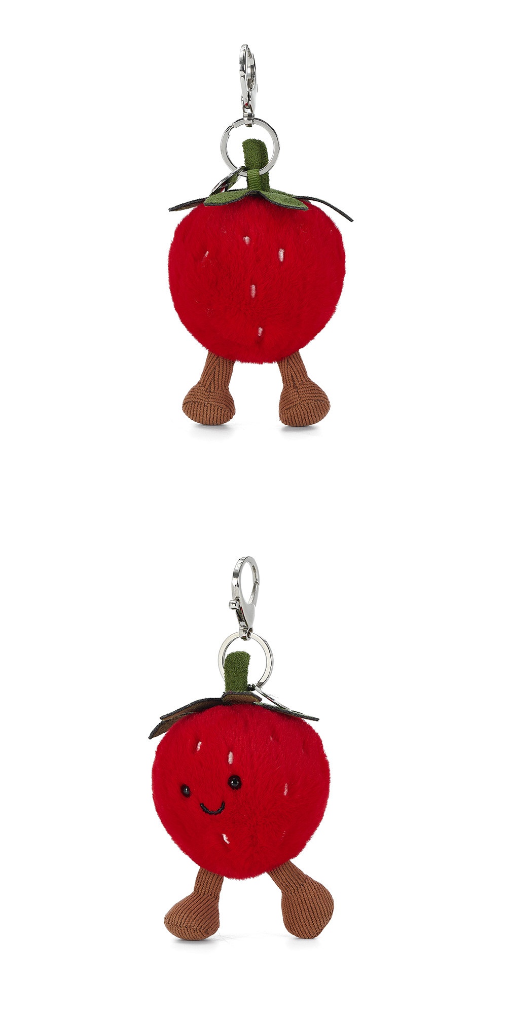 Happy Strawberry Plush Charm