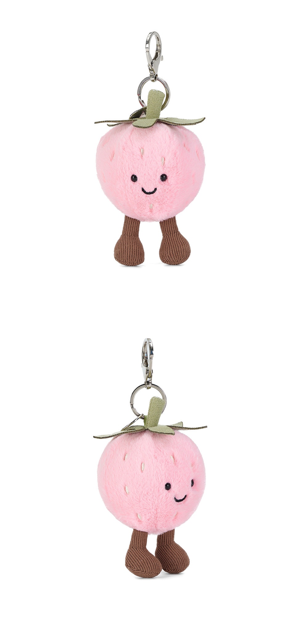 Happy Strawberry Plush Charm