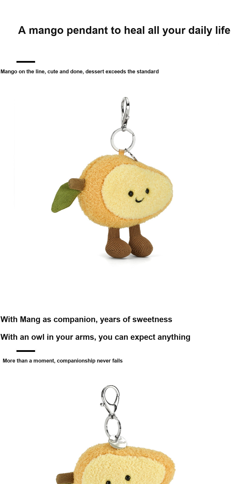 Mango Plush Charm