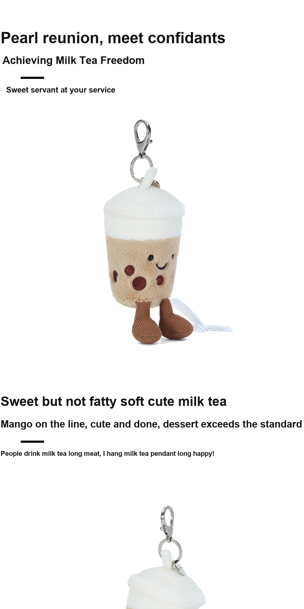 Bubble Tea Plush Charm