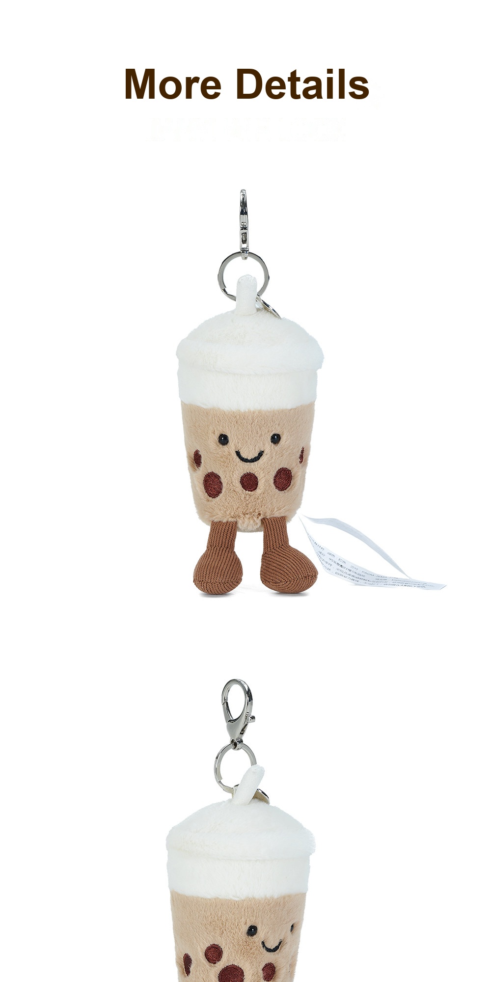 Bubble Tea Plush Charm