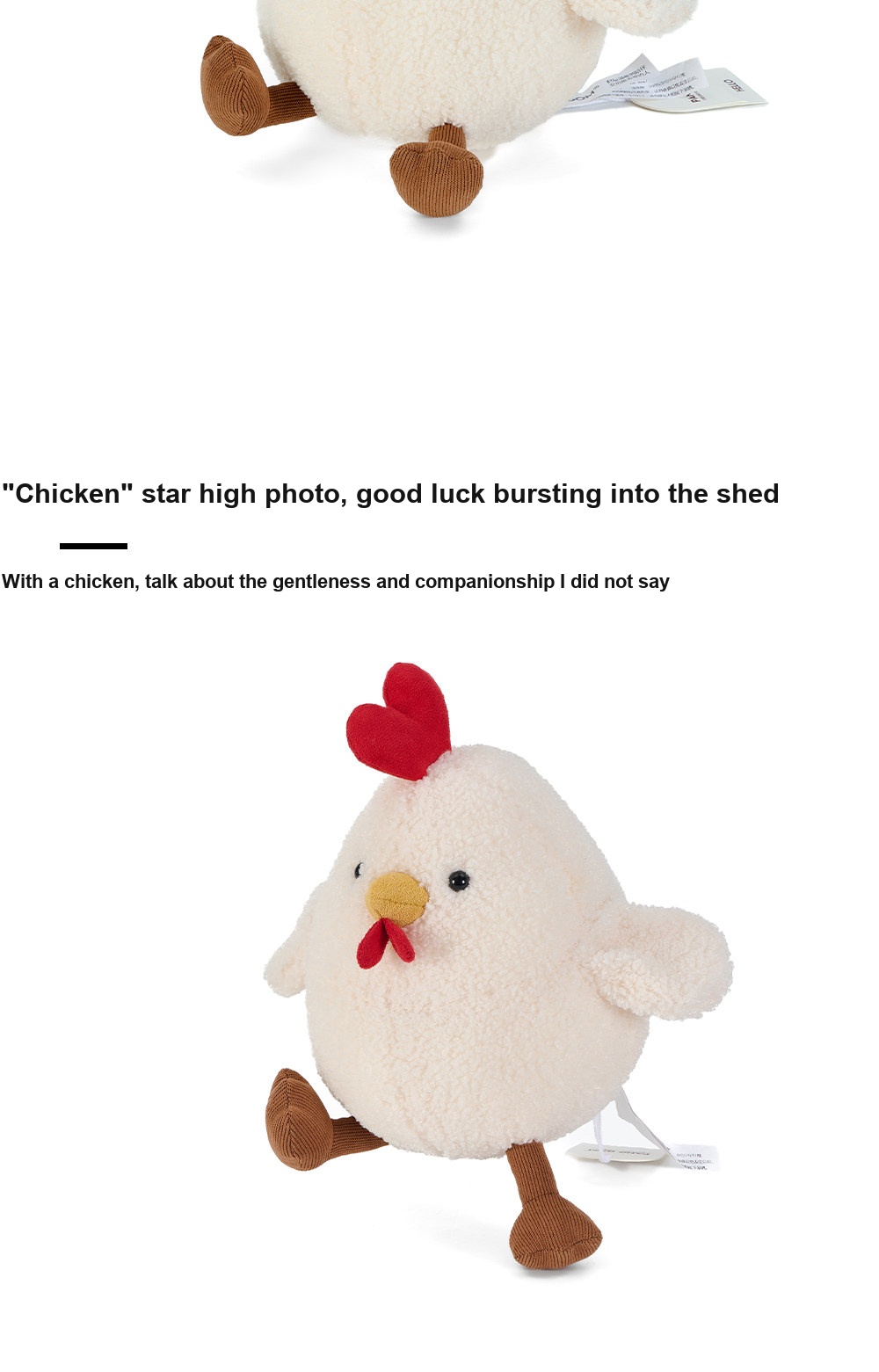 Heart Chick Plush Toy