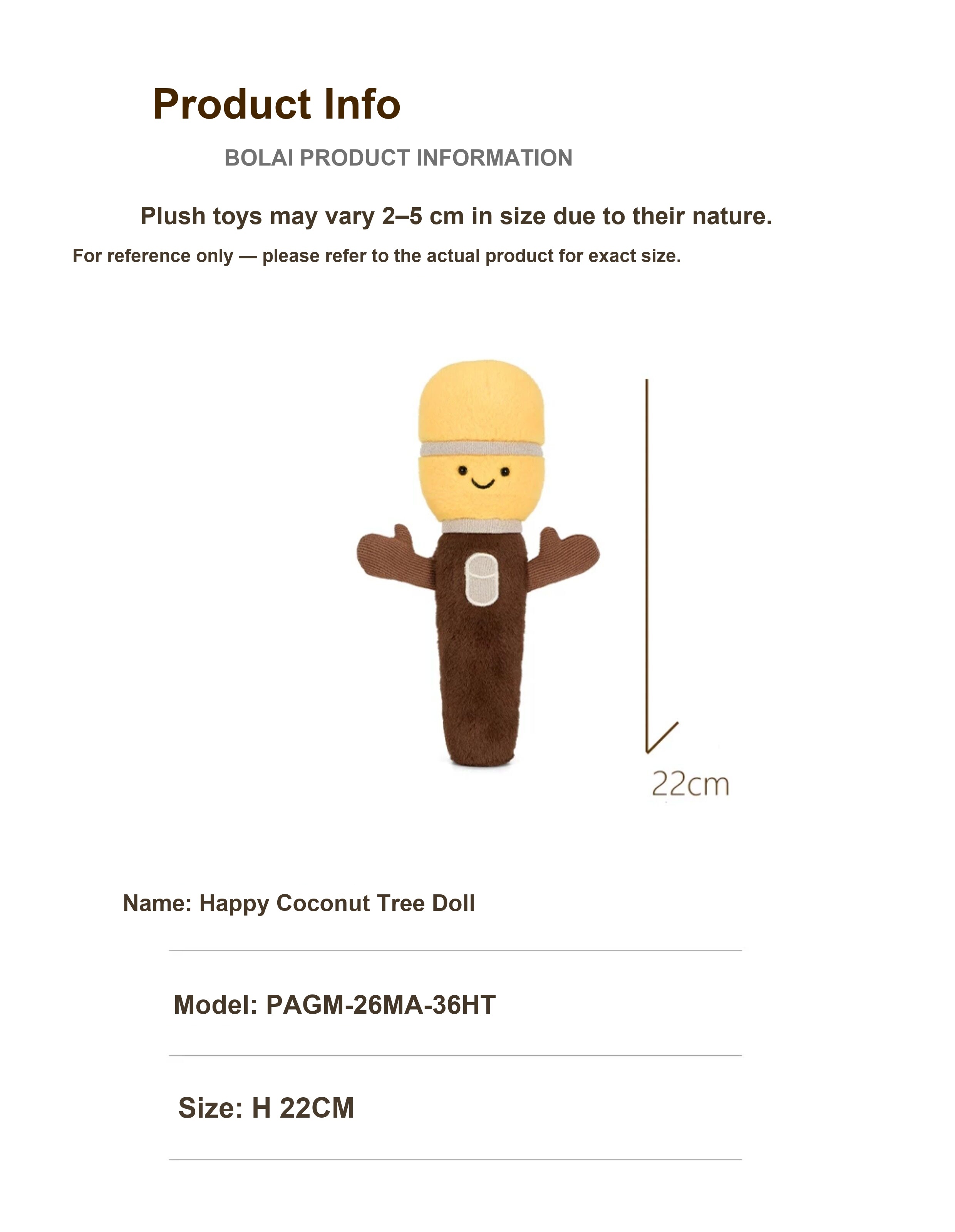 Happy Microphone Plush Toy