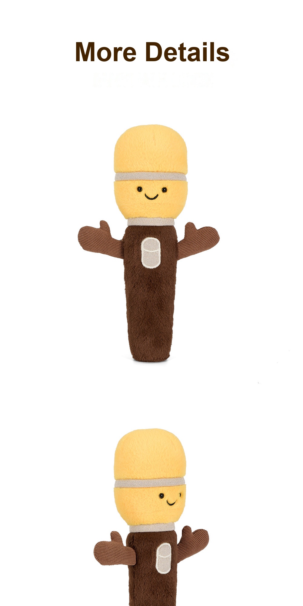 Happy Microphone Plush Toy