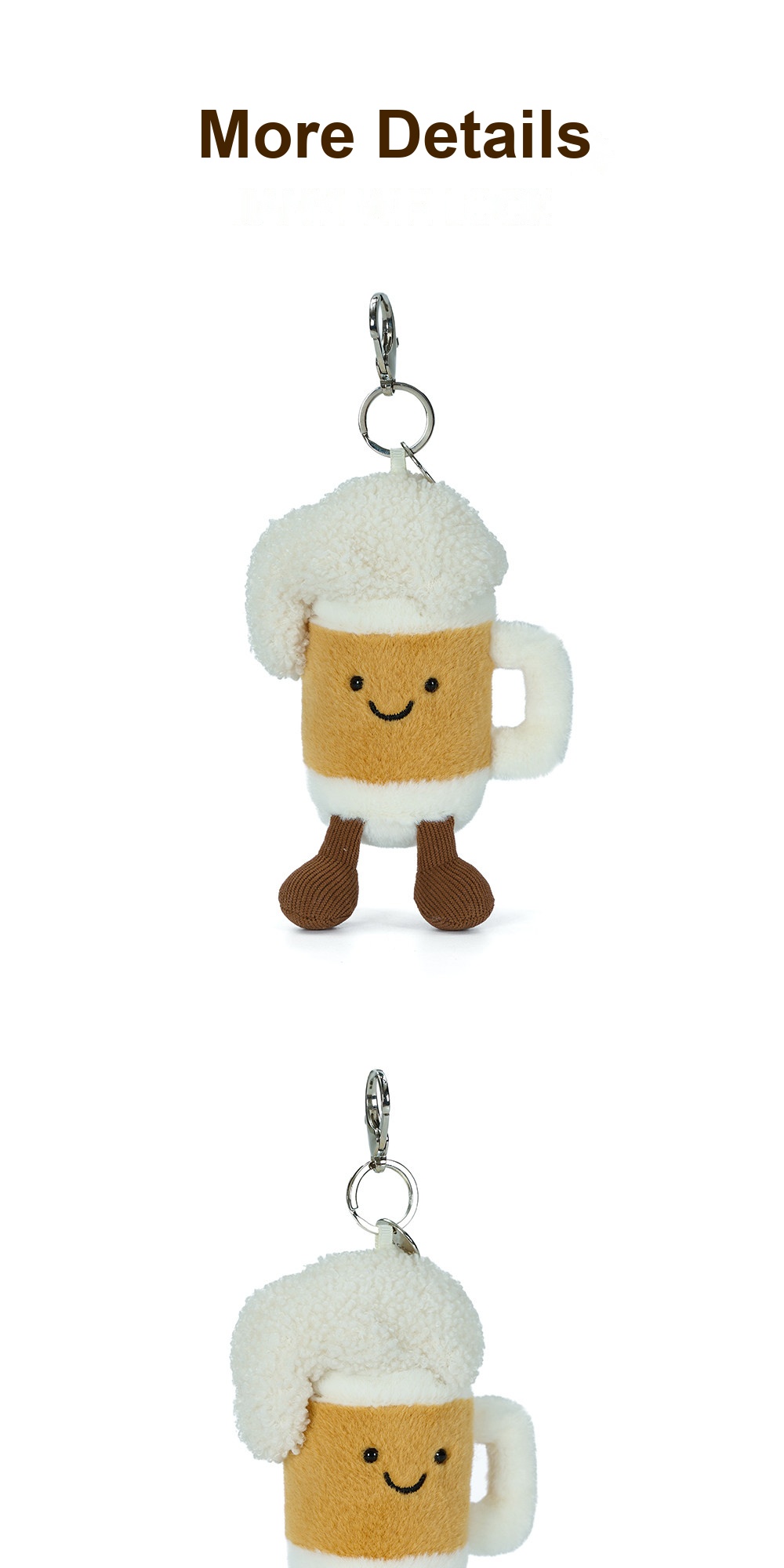 Beer Mug Plush Charm