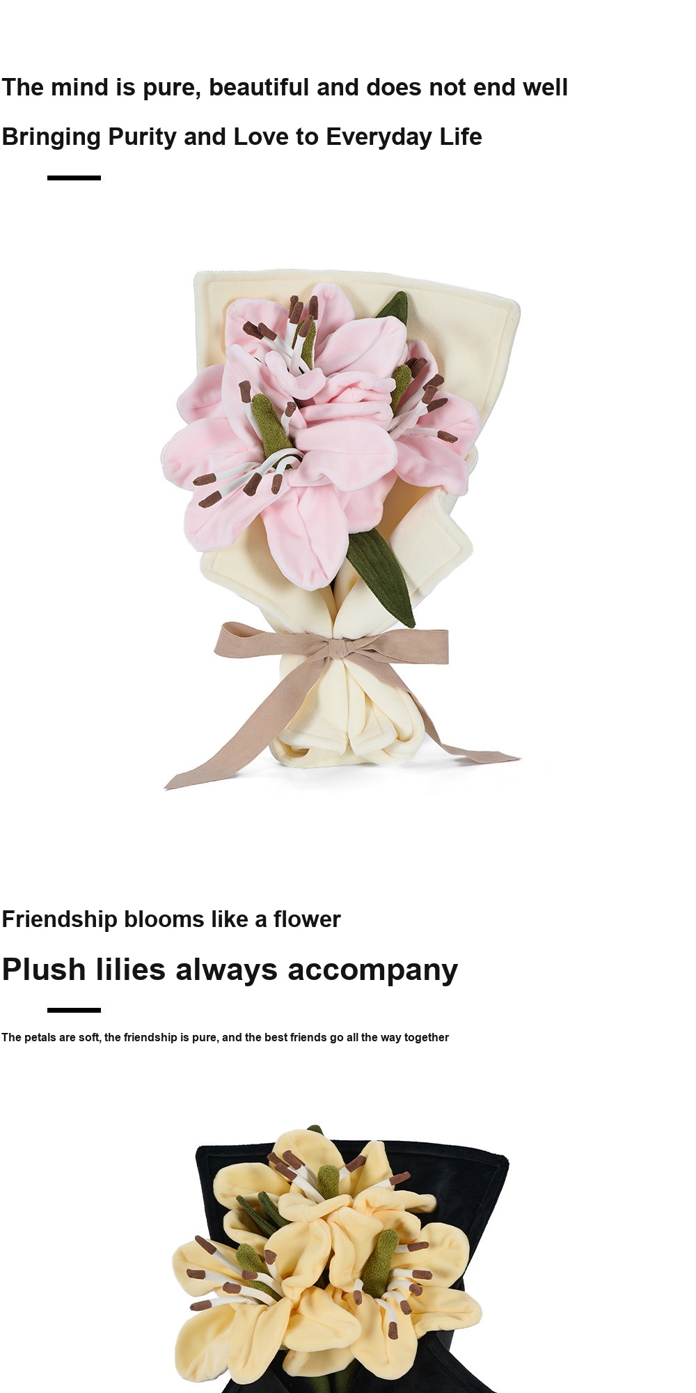Lily Bouquet Plush
