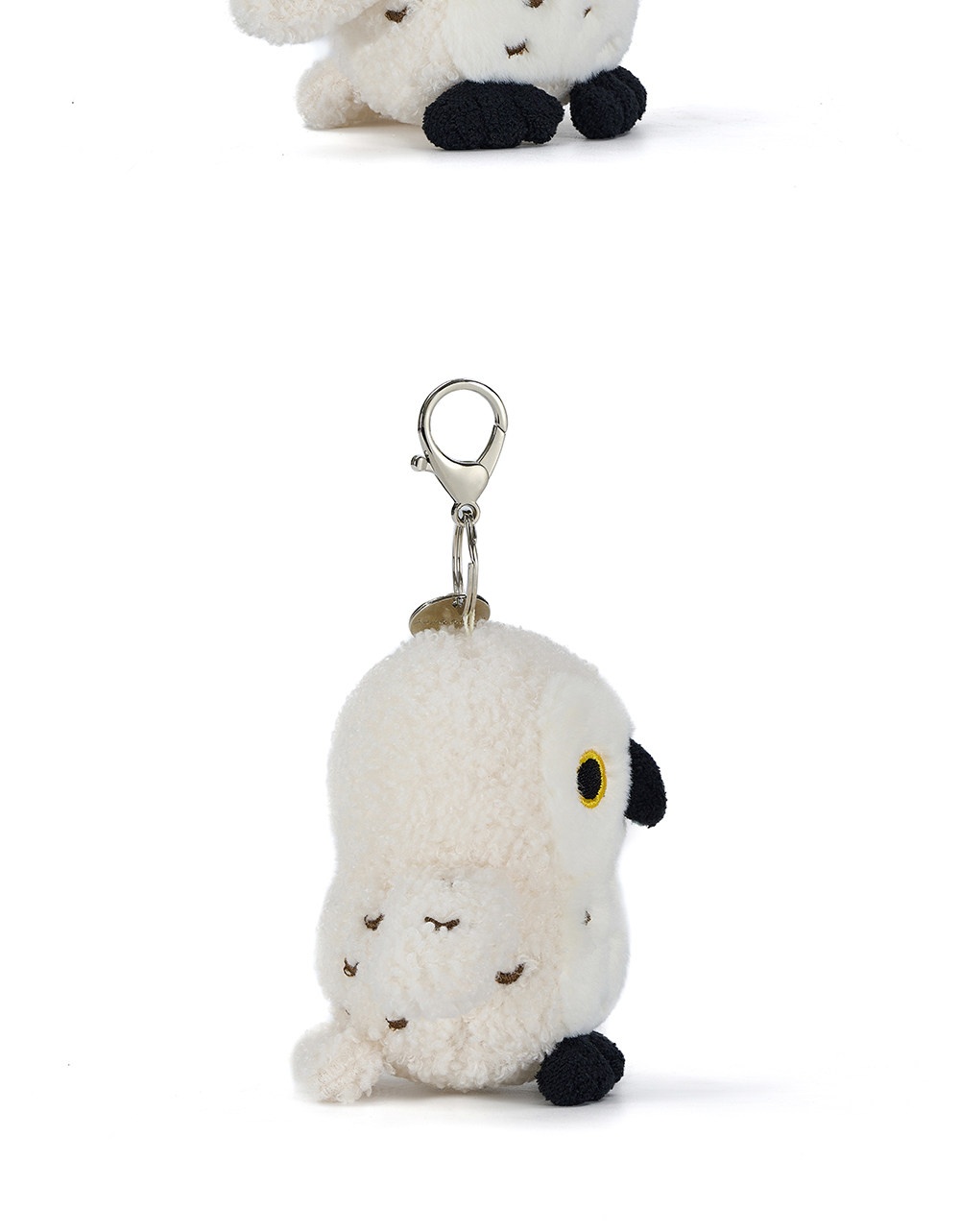White Owl Plush Charm