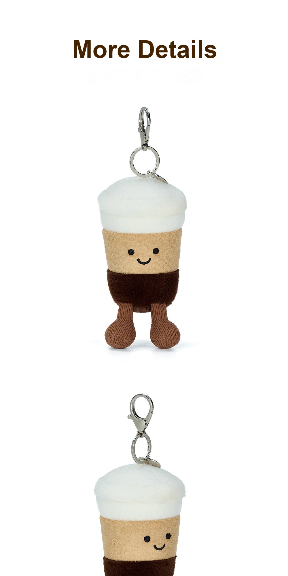 Happy Latte Plush Charm