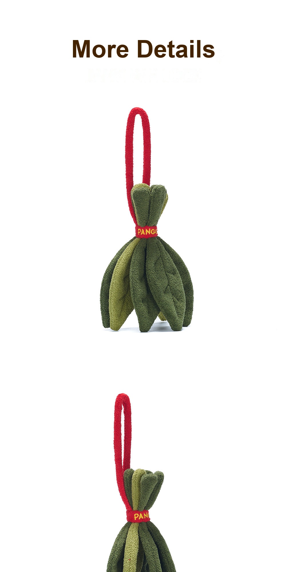 Lucky Pomelo Leaf Plush Charm