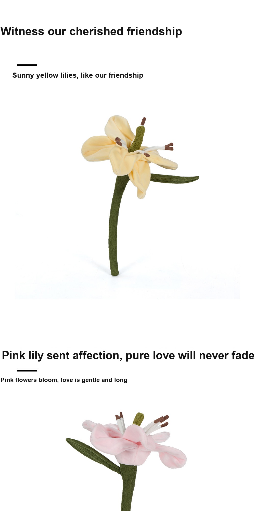 Lily Bouquet Plush Toy