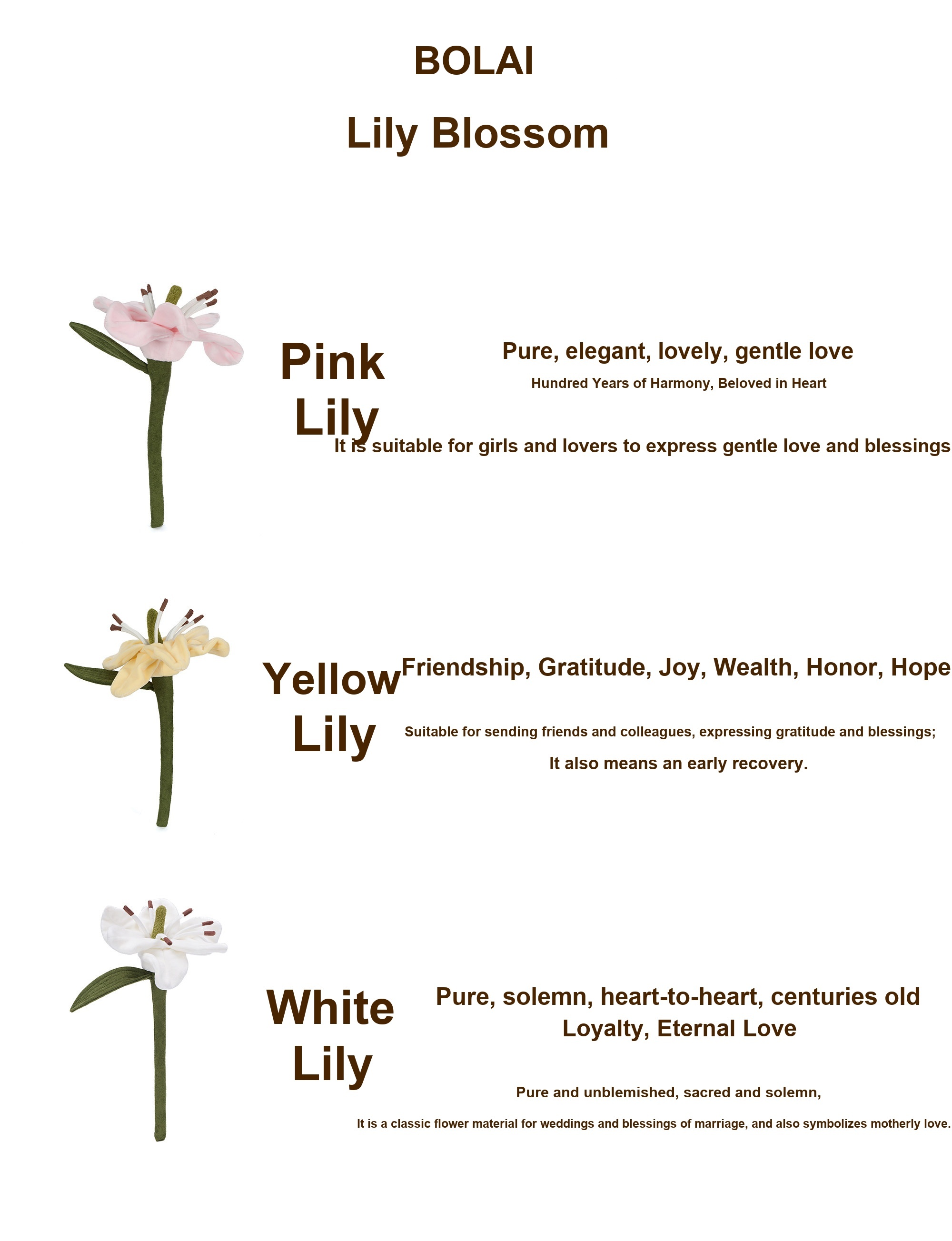 Lily Bouquet Plush Toy