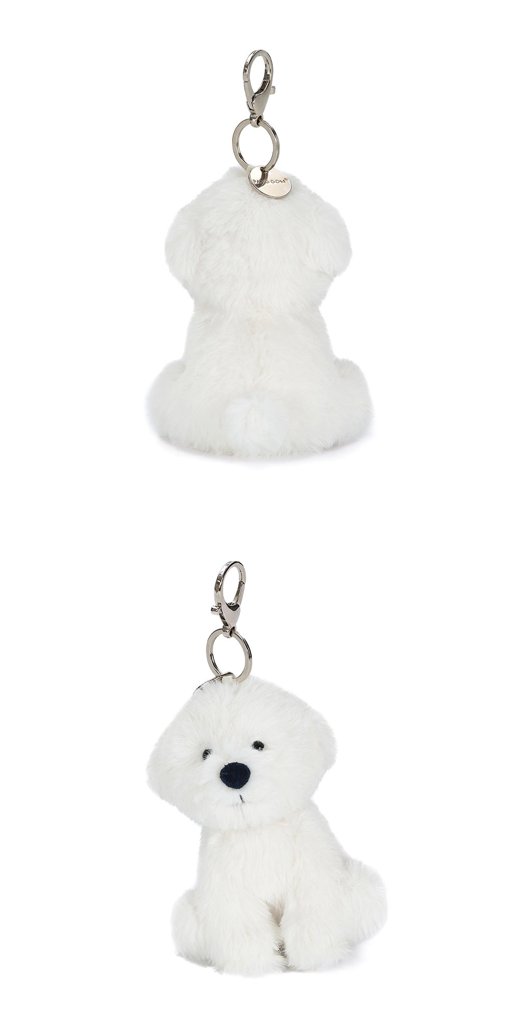 Bichon Frise Puppy Plush Charm