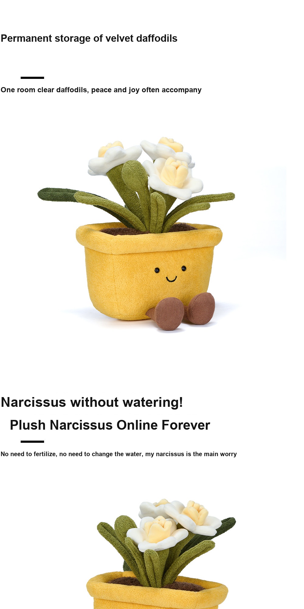 Daffodil Pot Plush
