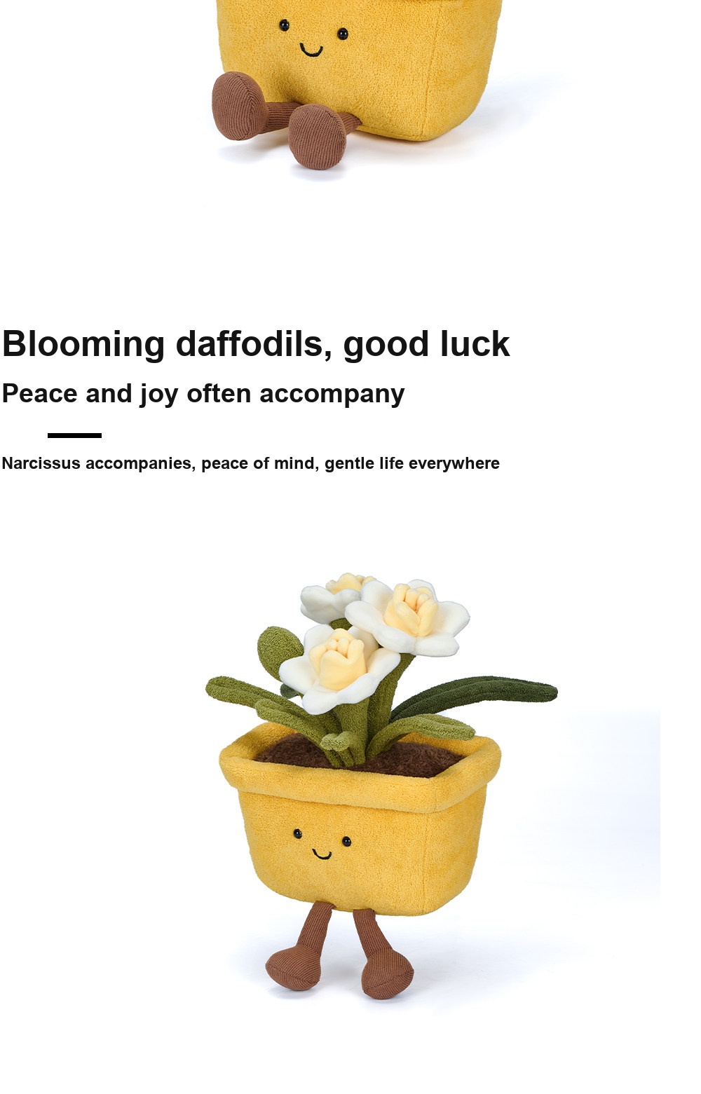 Daffodil Pot Plush
