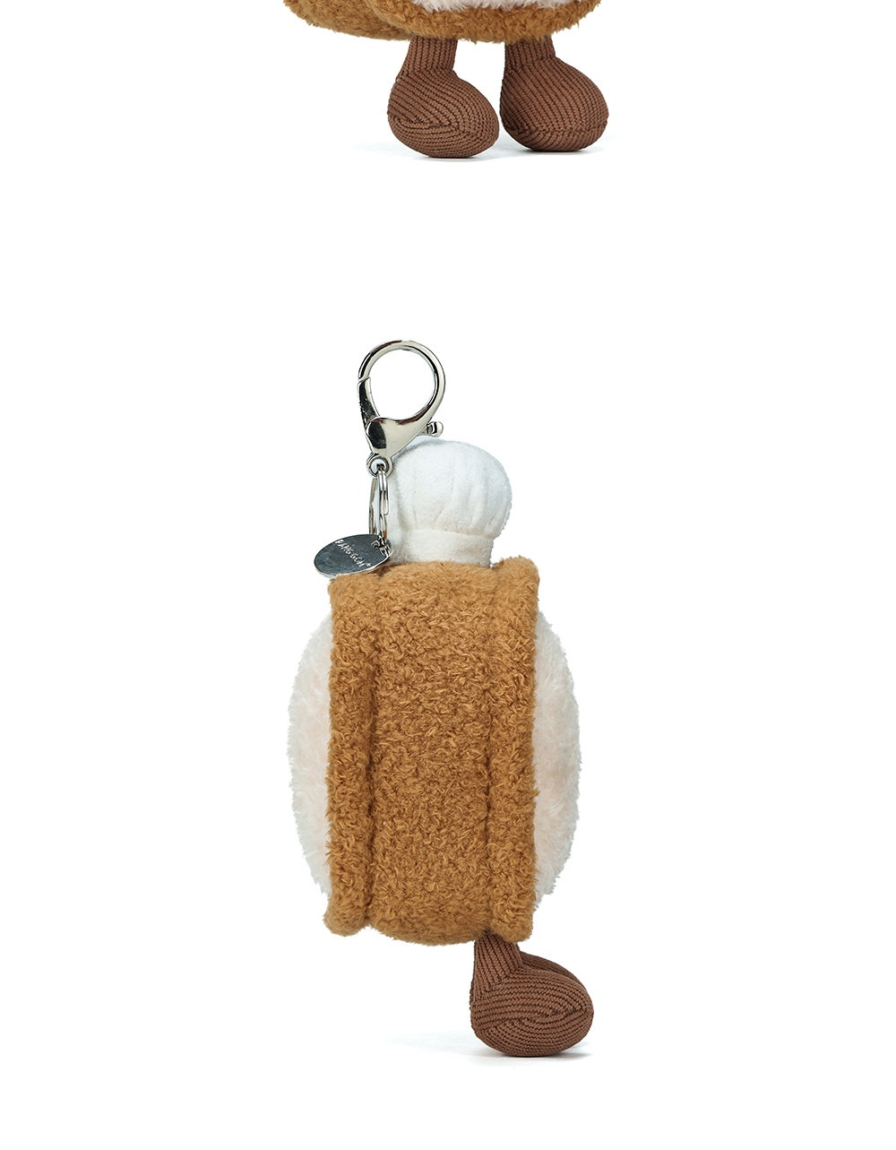 Toast Slice Plush Charm