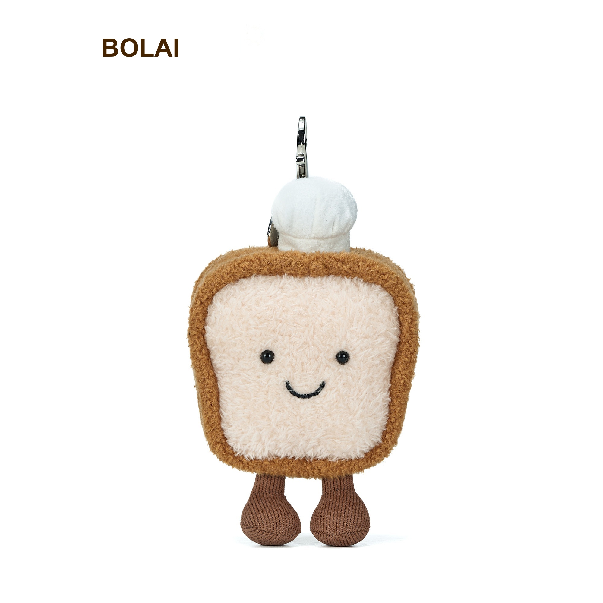 Toast Slice Plush Charm