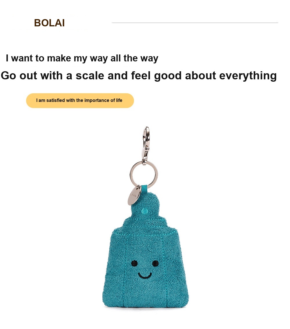 Scale Weight Plush Charm