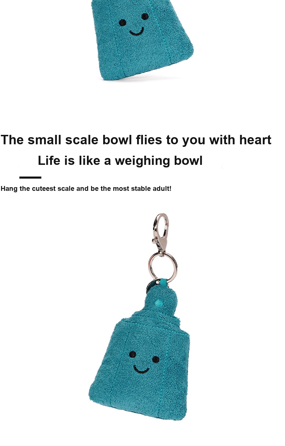 Scale Weight Plush Charm