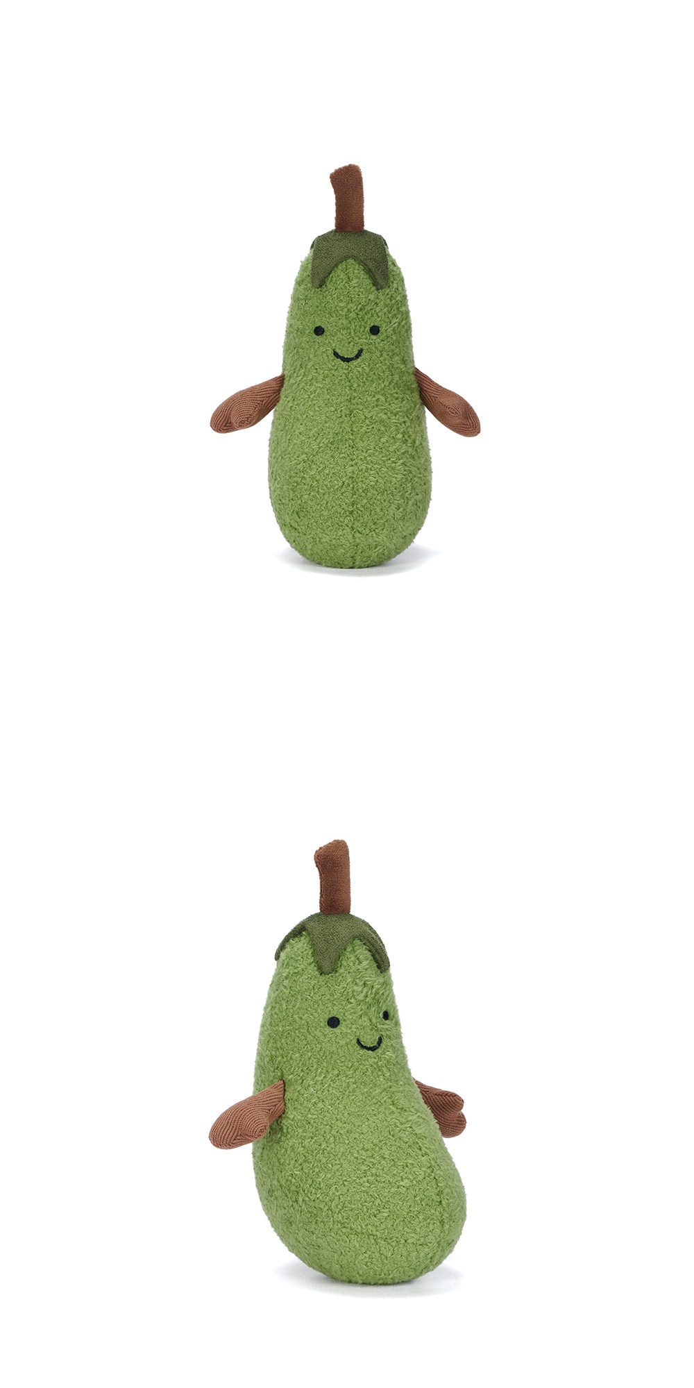 Eggplant with Hat Plush Charm