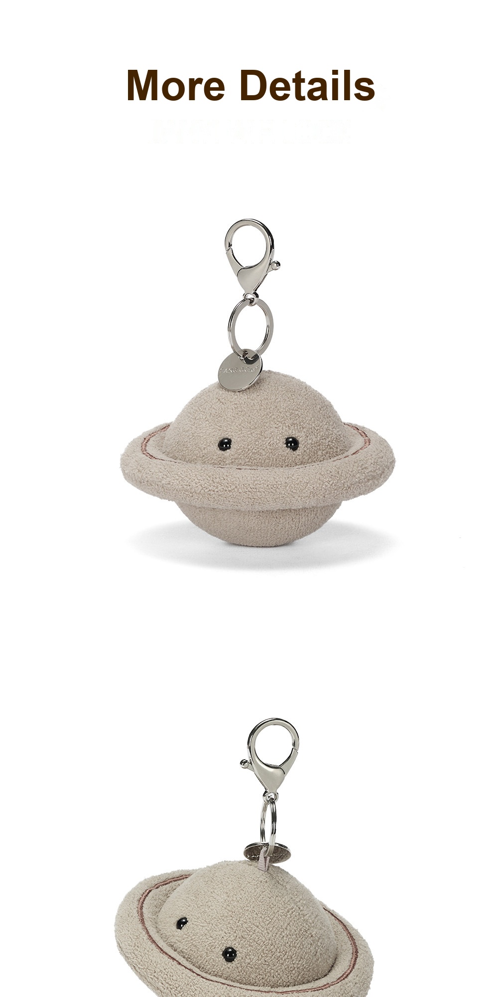 Saturn Plush Charm (Planet Series)
