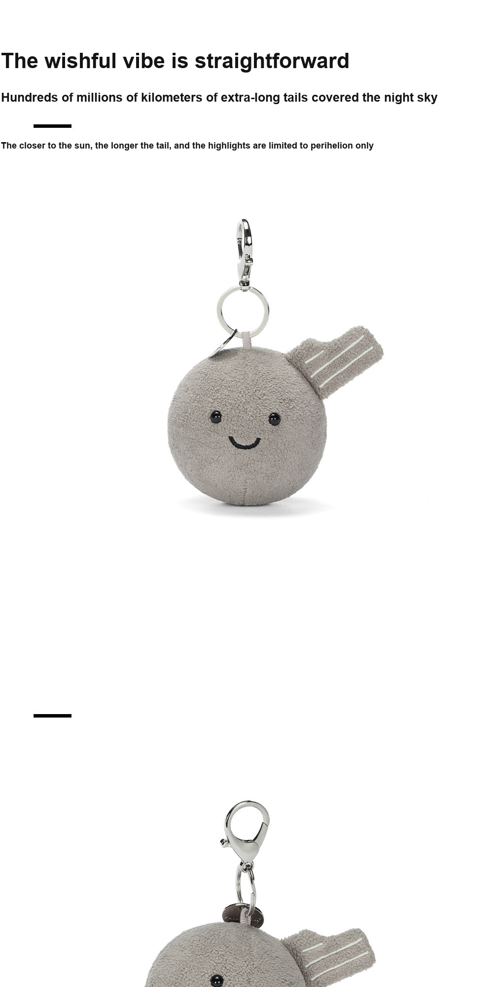 Comet Plush Charm (Planet Series)