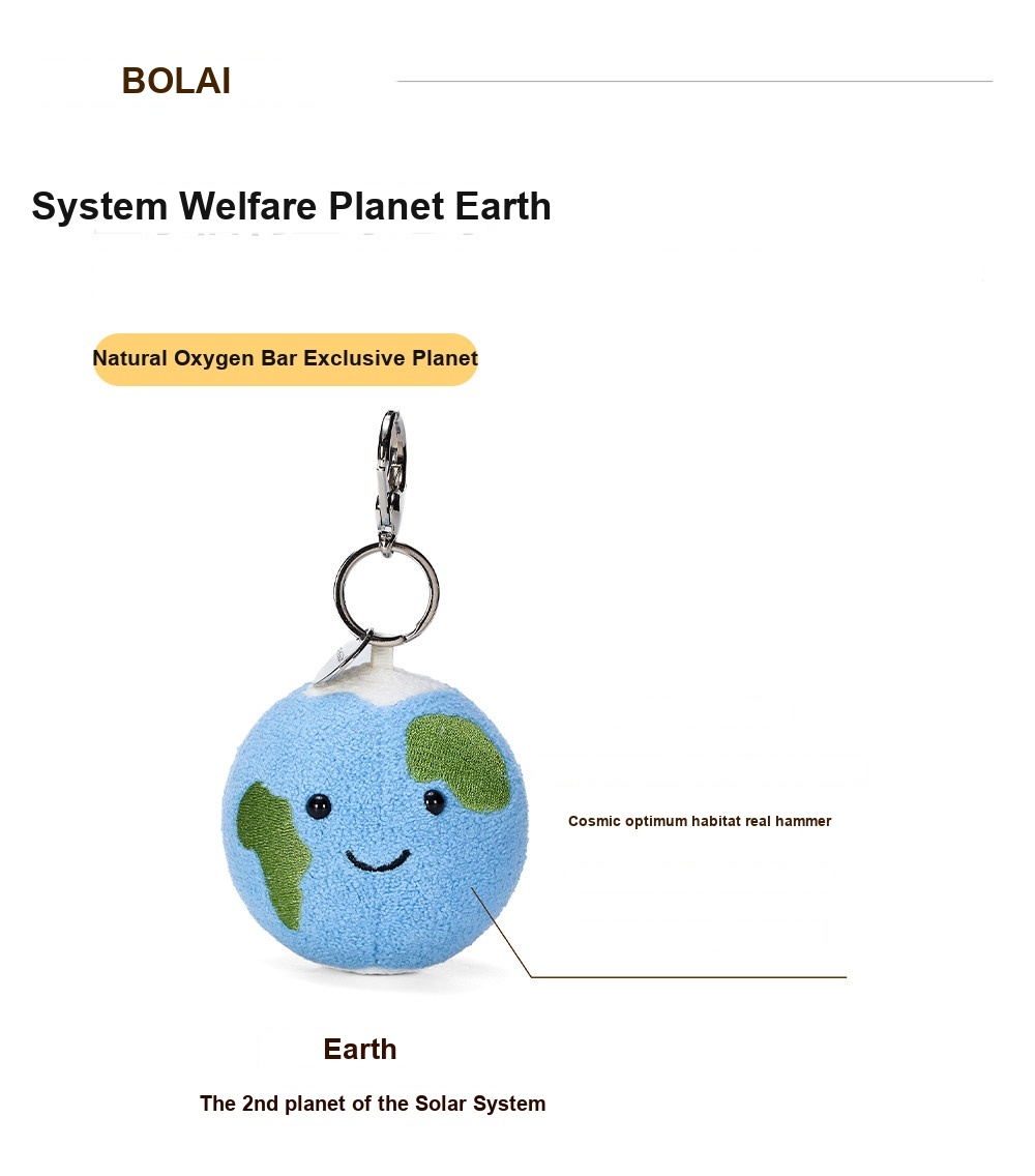 Earth Plush Charm (Planet Series)