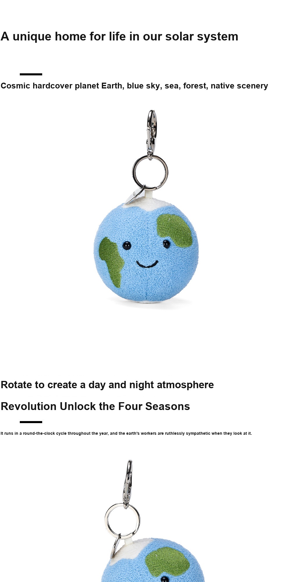 Earth Plush Charm (Planet Series)