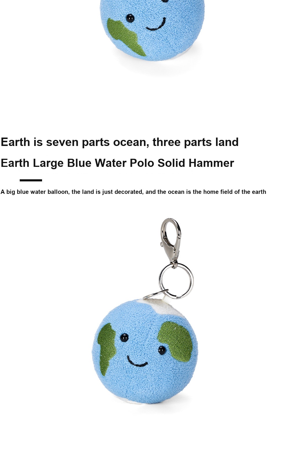 Earth Plush Charm (Planet Series)