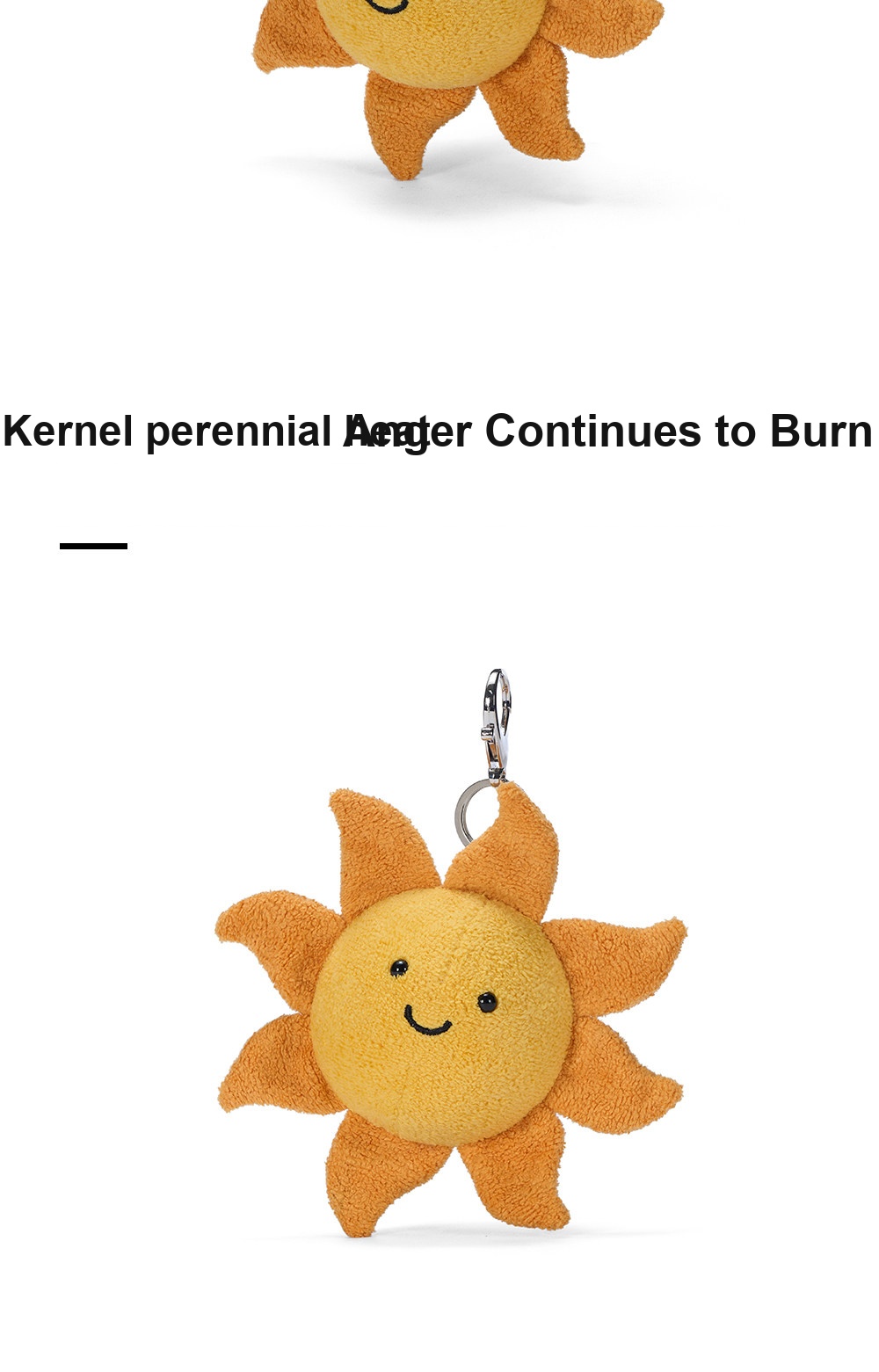 Sun Plush Charm (Planet Series)