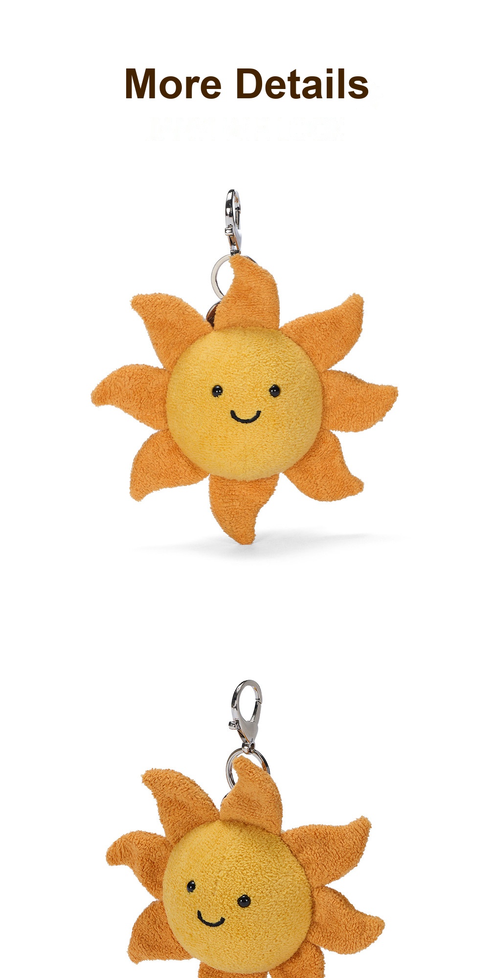 Sun Plush Charm (Planet Series)