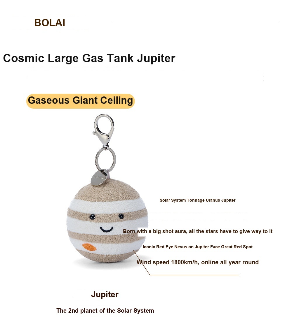 Jupiter Plush Charm (Planet Series)