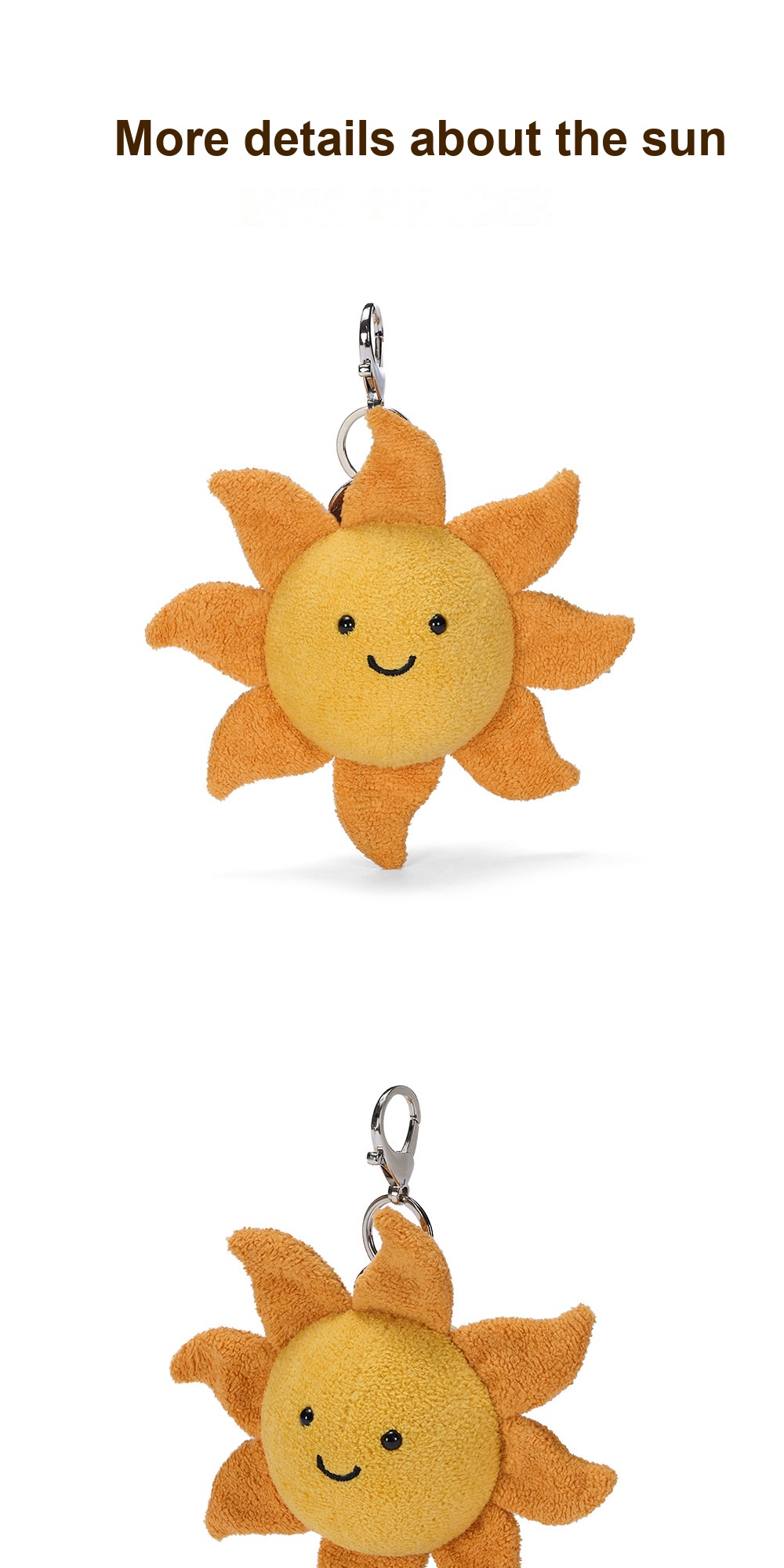 Sun Moon Earth Plush Charms (Planet Series)