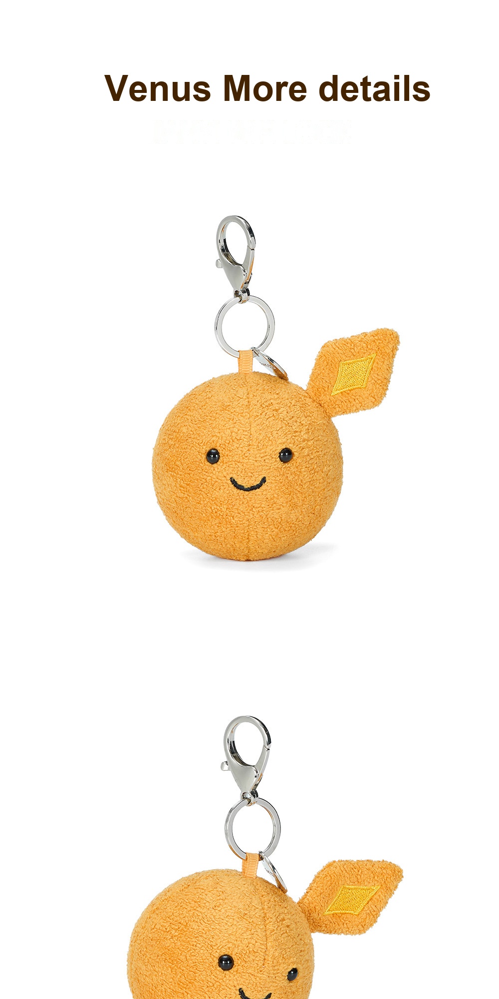 Sun Moon Earth Plush Charms (Planet Series)