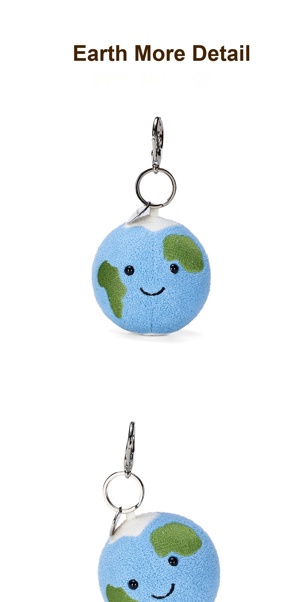 Sun Moon Earth Plush Charms (Planet Series)