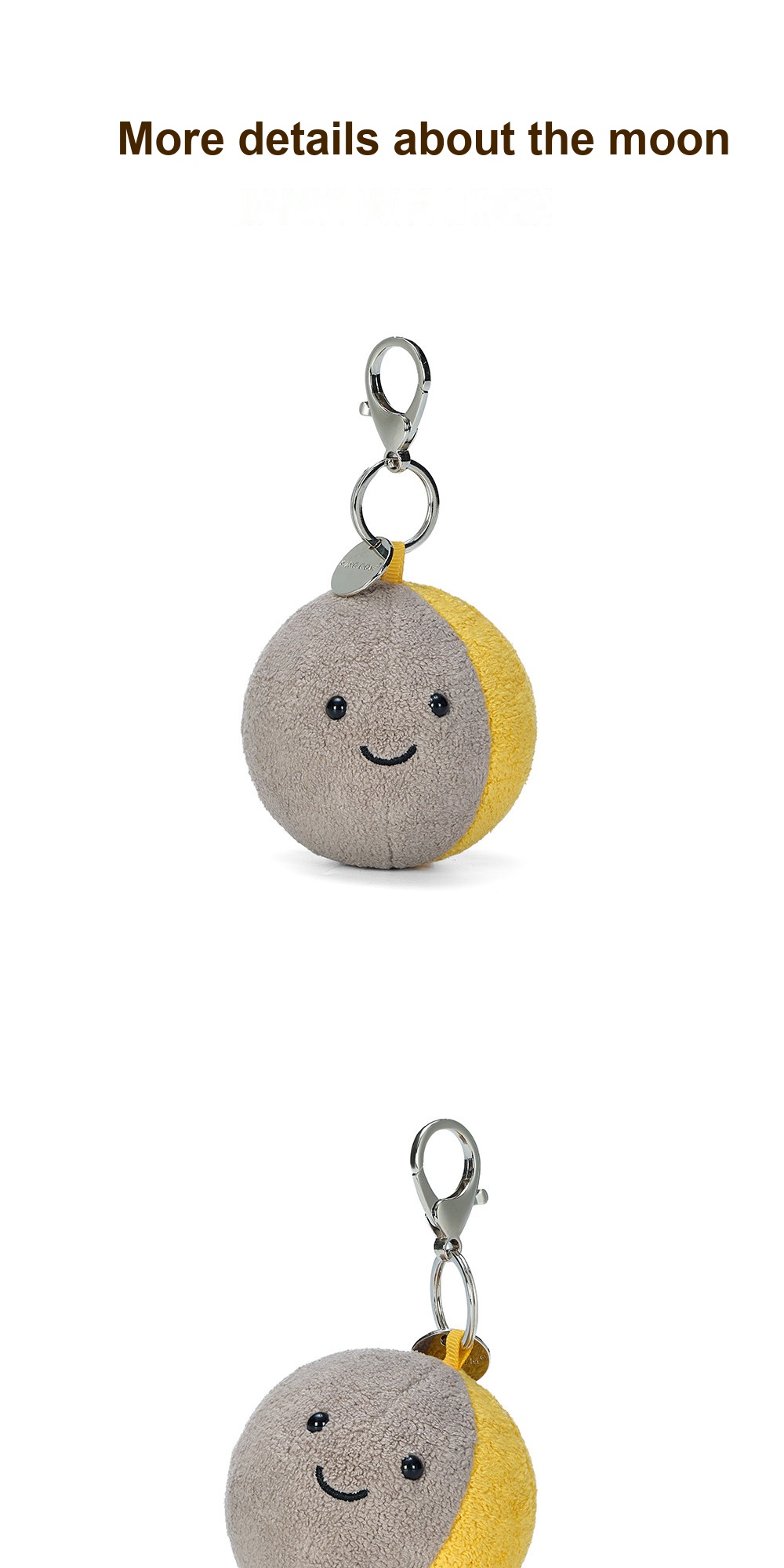 Sun Moon Earth Plush Charms (Planet Series)