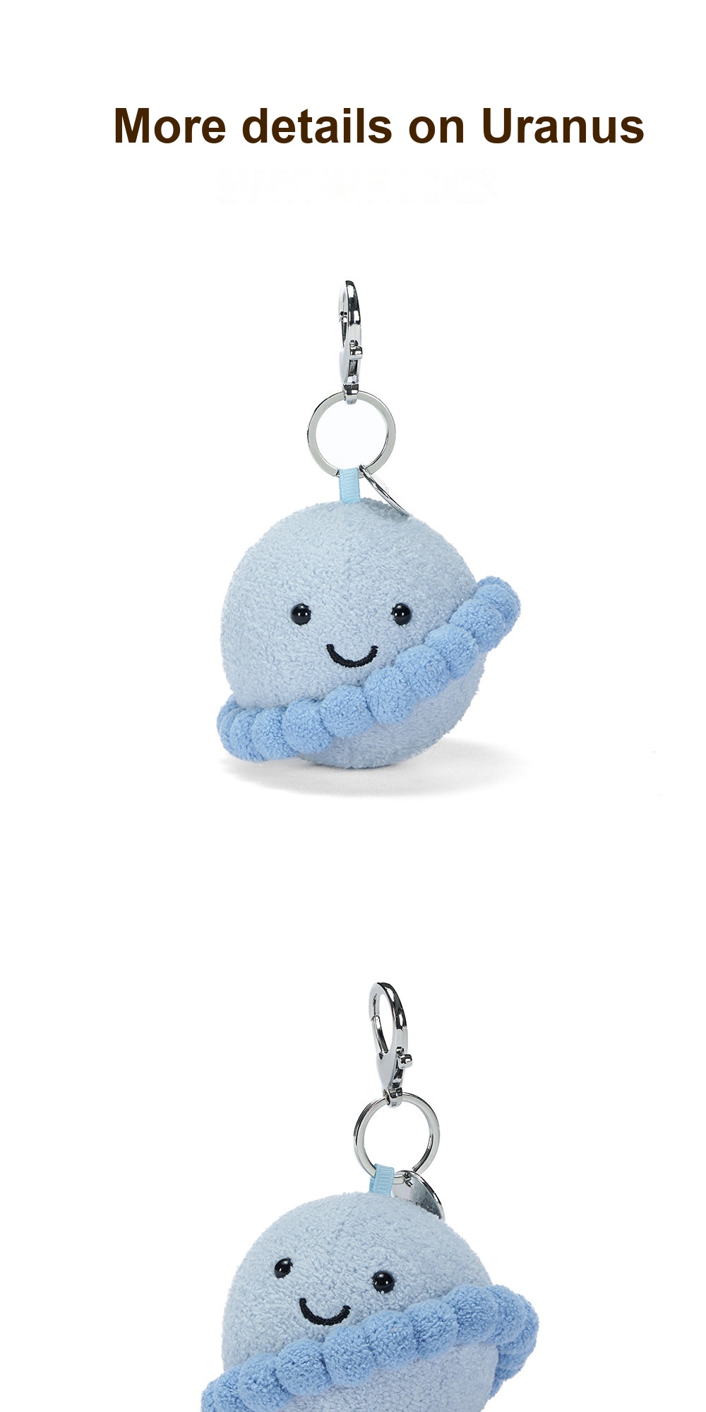 Sun Moon Earth Plush Charms (Planet Series)