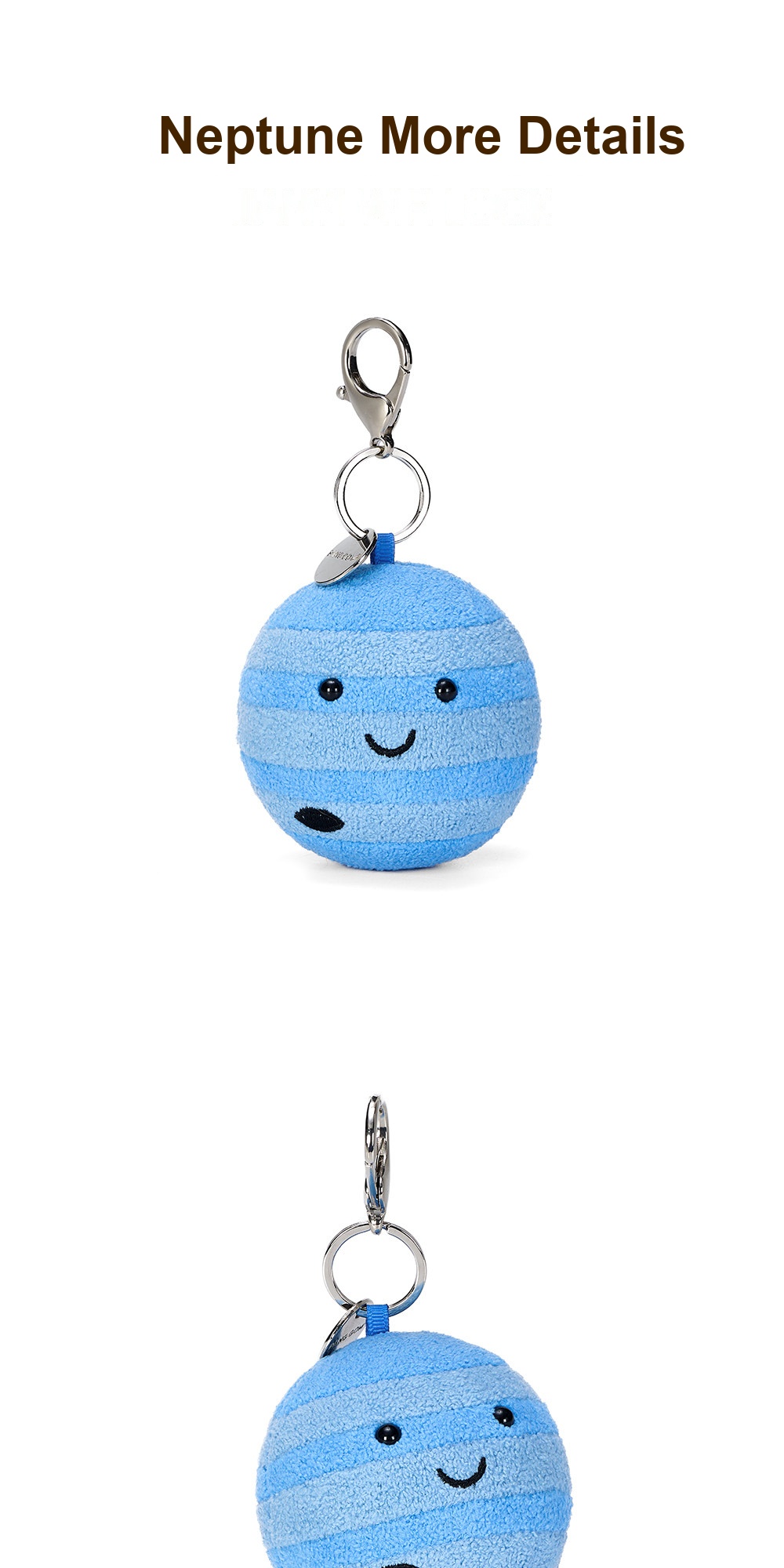 Sun Moon Earth Plush Charms (Planet Series)