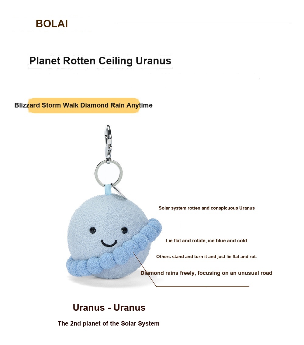 Uranus Plush Charm (Planet Series)