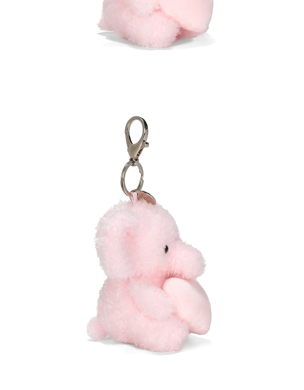 Heart Elephant Plush Charm